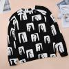 Cute Penguin Women's Crew Neck Sweatshirt Long Sleeve Tops Casual Loose Pullover Sweatshirts M view 2