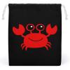 Cute Crab Drawstring Bags Canvas Candy Bags Multipurpose Storage Pouch for Christmas Wedding Party 20 * 25cm view 1