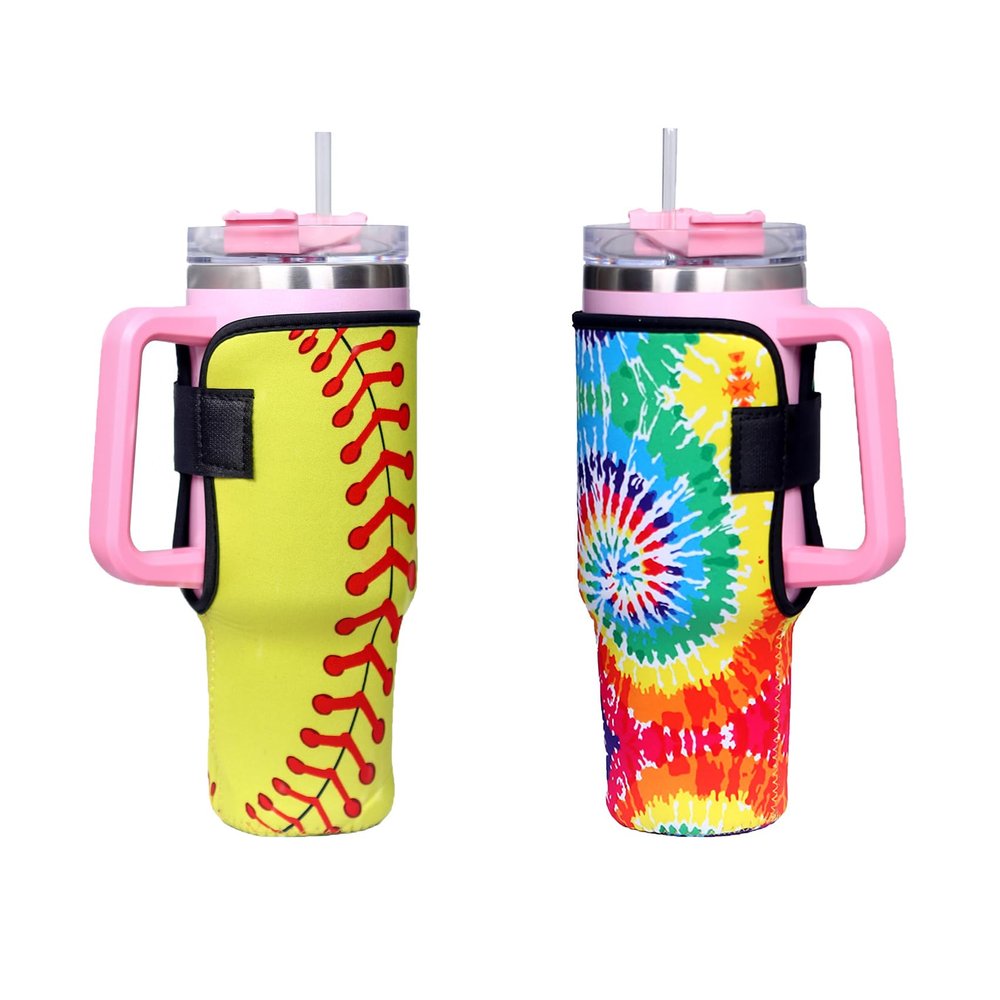 2 Pack Insulator Sleeves Compatible with 40oz Bottle with Handle, Reusable Water Bottle Sleeves(1#)