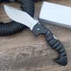 10.4in Unisex Adult Lockback Folding Knife - Tri-Ad Lock Pocket Knife with AUS8 Steel blade and Nylon Glass Fiber HandleThumb Plate and Belt Clip, for EDC Camping Hunting Survival view 3