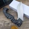 10.4in Unisex Adult Lockback Folding Knife - Tri-Ad Lock Pocket Knife with AUS8 Steel blade and Nylon Glass Fiber HandleThumb Plate and Belt Clip, for EDC Camping Hunting Survival view 4