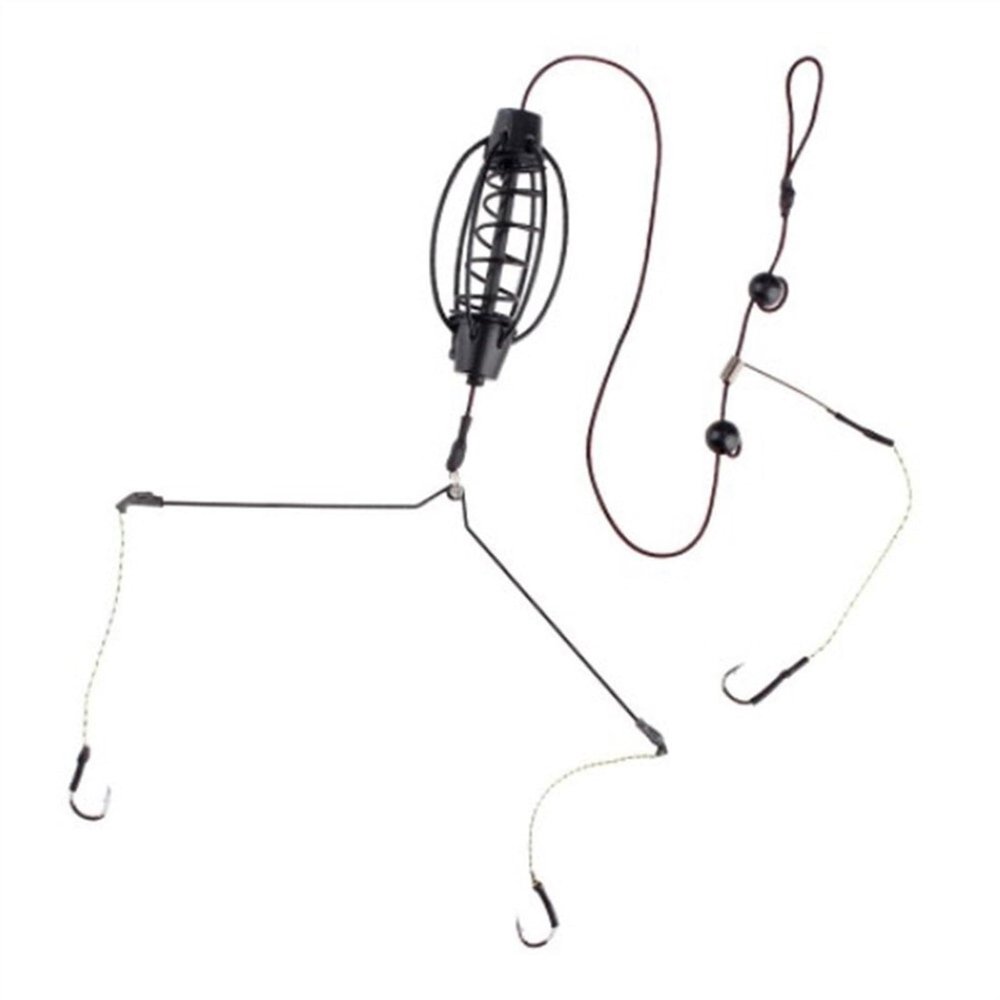 HARAY Fishing Hook 2 PCS Bait Carp Fishing Feeder Fishing Baits Cages Hook Rig Set Hollow Sinker Inline Method Cage Feeder Tackle Fishing Tools Fishing Pliers (Color : 40g)