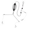 HARAY Fishing Hook 2 PCS Bait Carp Fishing Feeder Fishing Baits Cages Hook Rig Set Hollow Sinker Inline Method Cage Feeder Tackle Fishing Tools Fishing Pliers (Color : 40g) view 1