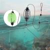 HARAY Fishing Hook 2 PCS Bait Carp Fishing Feeder Fishing Baits Cages Hook Rig Set Hollow Sinker Inline Method Cage Feeder Tackle Fishing Tools Fishing Pliers (Color : 40g) view 2