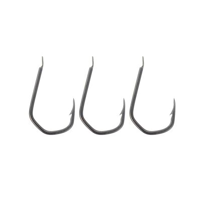HARAY Fishing Hook 50 PCS Carp Fishing Hooks Barbed PTFE Coated High Carbon Steel Fishing Terminal Tackle Fishing Pliers (Size : 2#)