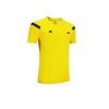 DRHOM Mens Boys Soccer Referee Shirt Short Sleeves Jersey Basketball Football and Shorts Clothing Set Uniforms (Yellow, 3X-Large) view 3