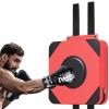 30/40cm Wall Mounted Punching Bag Wall Boxing Pads Pressure Mounted Punching Pad Punch Boxing Bag Mat,Quiet Adjustable Height Fabric Solid (Color : Red, Size : 15.7"x15.7"x3.9") view 1