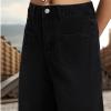 Women Jeans High Waisted Trendy Stretch Boyfriend Baggy Jeans Straight Wide Leg Casual Denim Pants Teen Girls Trousers view 4