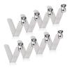 INCREWAY Tent Pole Clips, 8Pcs Kayak Paddle Spring Snap Clips, Manganese Steel Tent Pole Push Button Spring Clips for Camping Kayak Paddle Tent Pole, 10mm view 1