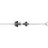 NORDICA Women's Wild Belle 78 CA Stable Durable Maneuverable All Mountain Alpine Snow Skis with TP2 Compact 10 FDT Bindings, Anthrazite - Aqua, 138 view 2