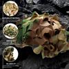 Favuit Tactical Helmet Cover, Camouflage Fast Helmet Cover Adjustable Tactical Gear Paintball Airsoft Equipment fit PJ BJ MH Fast Helmets(Jungle Camo) view 3