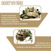 Favuit Tactical Helmet Cover, Camouflage Fast Helmet Cover Adjustable Tactical Gear Paintball Airsoft Equipment fit PJ BJ MH Fast Helmets(Desert Camo) view 4