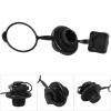 Estink Inflatable Boat Valve, Towable Tube Plug Black Plastic Inflatable Fishing Boat Replacement Valve Secure Sealing One Way Replacement Screw Valve, Towable Tube Plug Replacement for view 2