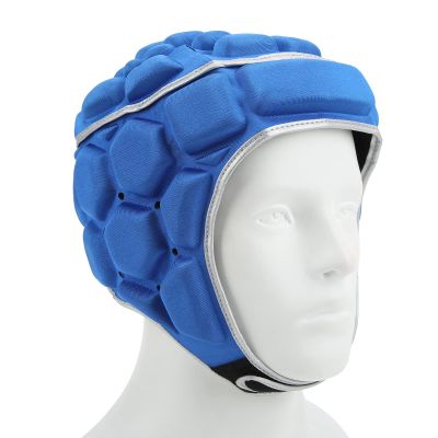 Youth Football Helmet, EVA Foam Adjustable Tightness Breathable Soft Elastic Moisture Absorption Soft Football Helmet