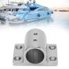1PC 316SS Marine Grade Casting Boat Yacht Hand Rail Fitting 90 Degree Rectangle Stanchion Base Mount Hardware for 7/8in (22mm) Tube, Fine Polishing view 4