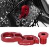 Bicycle Rear Derailleur Hanger, Road Bike Rear Derailleur Hanger Professional Resistance High Strength Fine Workmanship Metal 34T-52T (Red) view 1