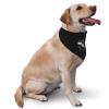 Faith Hope Love Flower Dog Pet Scarf Triangle Head Dog Bib Dog Cat Scarf Accessory Bandana Decoration Black view 2