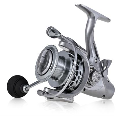 AOHRO SK6000FB Saltwater Surf Fishing Spinning Reel 5+1BB Heavy Duty Aluminum Spool