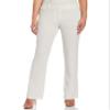 Rafaella Women's Soft Crepe Modern Fit Dress Pants, Egret, 4 view 1