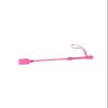 MarquiseDeBliss Genuine Leather Handcrafted Riding Crop - 20" or 29" Riding Accessory - Premium and Gentle Crops for Horses (Pink, 19.7 Inches) view 1