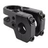 Alienation Iron Maiden BMX Stem - 42mm Length, 1-1/8" Fork Dia, CNC Machined AL7075-T6, Frontloading, Knee-Friendly Design, Black view 1