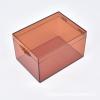 KAYNO Brown PC plastic box rectangular storage box view 1