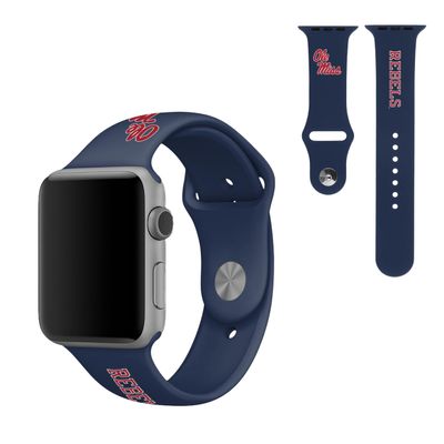 SOAR NCAA Silicone Watch Band 38mm, Ole Miss Rebels