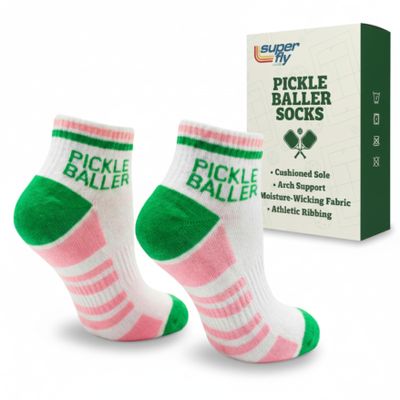 Super Fly Goods Performance Socks Men & Women Novelty Athletic Socks for Sports Golf Tennis Pickleball Yoga Unisex