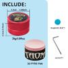 YEUEK TAOM Pool Chalk Holder Round Shaped Practical Tool Billiards Accessories Magnetic Mini Chalk Tip Case Container Round Box Billiards view 2