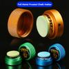 YEUEK TAOM Pool Chalk Holder Round Shaped Practical Tool Billiards Accessories Magnetic Mini Chalk Tip Case Container Round Box Billiards view 4