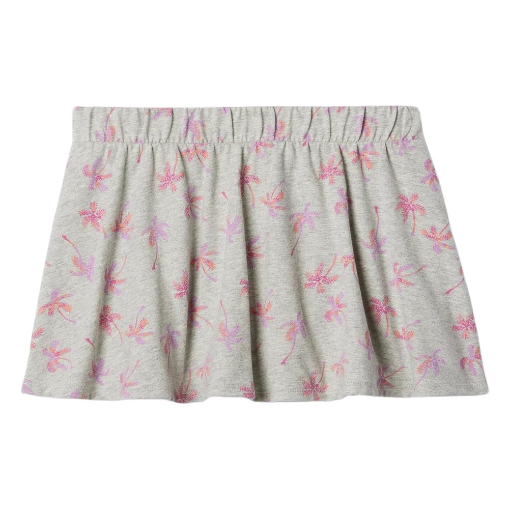 GAP Girls Knit Skort Heather Grey Palm Print XXL