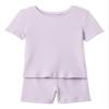 GAP baby-girls Tee and Short Rib Set Orchid Petal 12-18M view 1