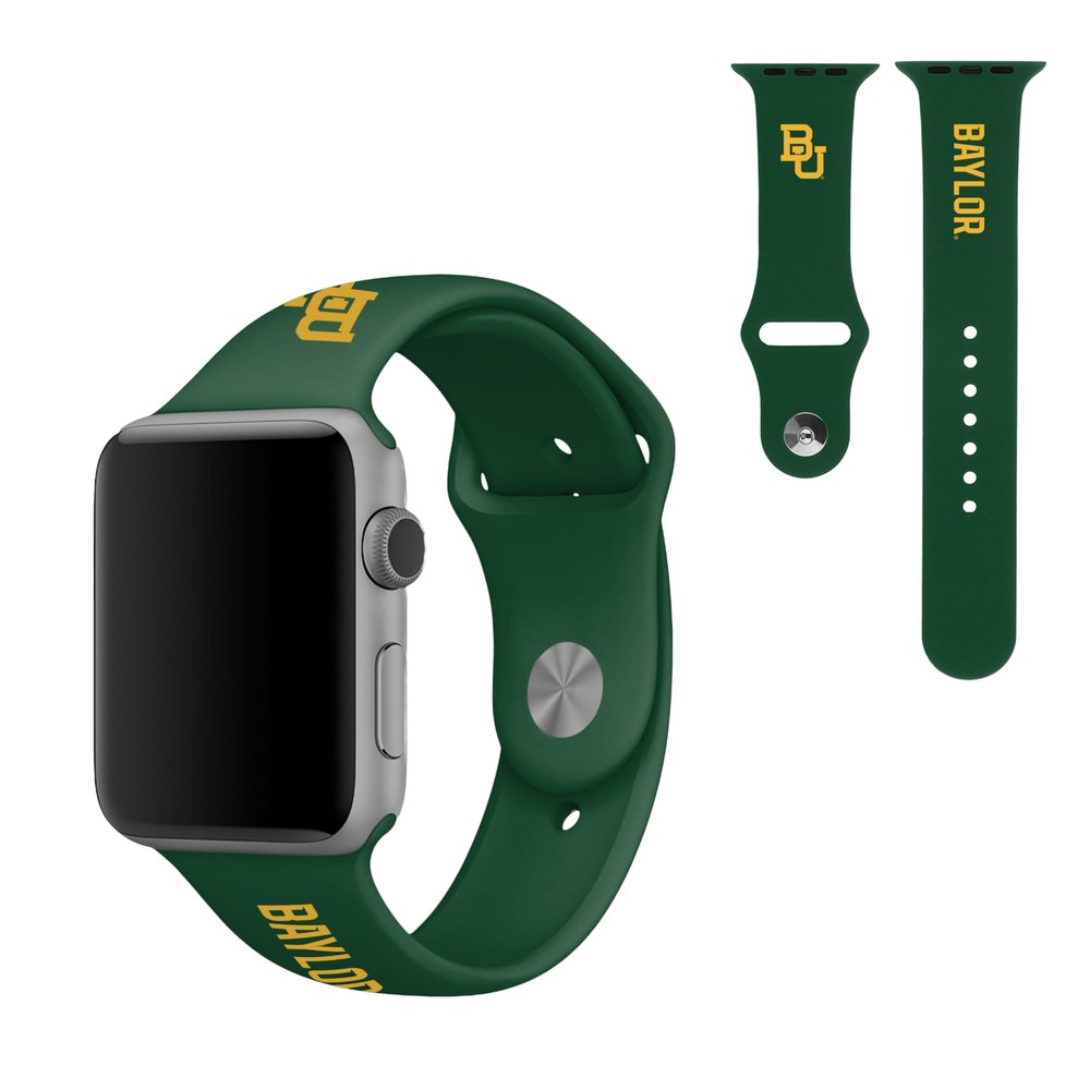SOAR NCAA Silicone Watch Band 38mm, Baylor Bears