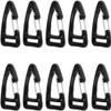 10Pcs Plastic Triangle Carabiner Clips Backpack Hanger Buckle Carabiner Hook Keychain Keyring view 1
