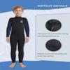 Lemorecn Kids 3mm Back Zip Full Wetsuit for Boys Girls Toddlers(4131blacknavy-2) view 3