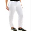 Zac & Rachel Women's Millennium Fabric - Slim Leg Pull-On Pant, Optic White, 8 view 1