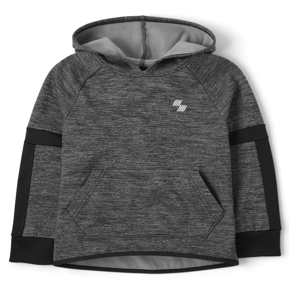 The Children's Place,Pullover Hooded Sweatshirt,FIN Gray,XXLarge(16)