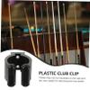KOMBIUDA 12pcs Rod Holder Clips for Fishing Poles and Pool Cues Lightweight Plastic Brackets for Easy Installation and Space-saving Display for Outdoor Use view 3