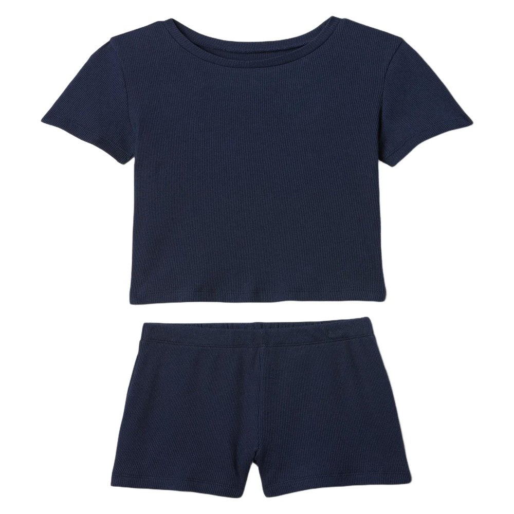 GAP baby-girls Tee and Short Rib Set Tapestry Navy 3YRS