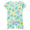 GAP Girls Short John Pajama Set Aqua Floral 12 view 1