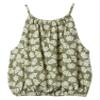 GAP Girls Woven Halter Top Green Floral XL view 1