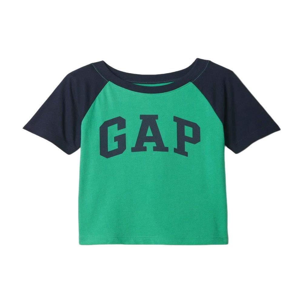 GAP Baby Boys Logo Raglan Tee Simply Green 16-5936 2YRS