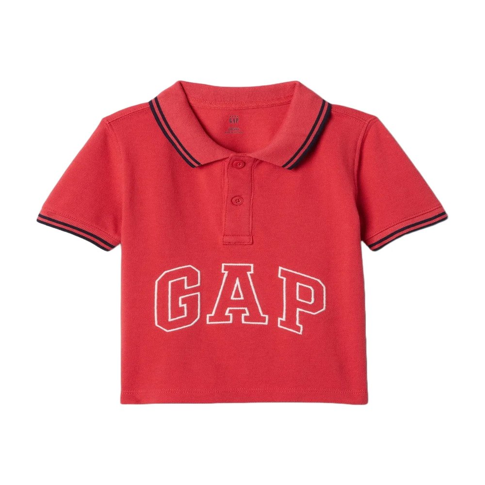 GAP Baby Boys Short Sleeve Polo Weathered Red 2YRS