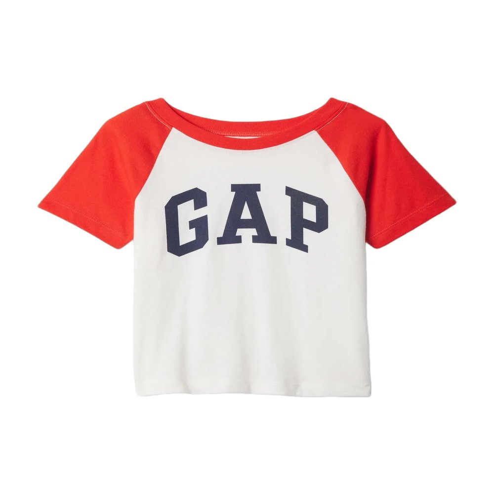 GAP Baby Boys Logo Raglan Tee Hot Red 664 5YRS