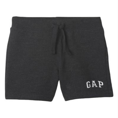 GAP Baby Boys Logo Shorts B85 Charcoal HTHR Grey 12-18M