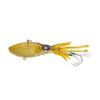 Nomad Design Squidtrex Patented Vibrating Fishing Lure- Scent Added TPE Soft Plastic Lure for Saltwater w/Strong BKK Assist Hooks, Fishing Bait that catches many species,150mm 4 3/4oz- GreenGold Gizzy view 1