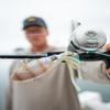Nomad Design Squidtrex Patented Vibrating Fishing Lure- Scent Added TPE Soft Plastic Lure for Saltwater w/Strong BKK Assist Hooks, Fishing Bait that catches many species,150mm 4 3/4oz- GreenGold Gizzy view 2