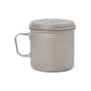 Vargo Titanium BOT Series | BOT XL | Ultralight Water Bottle Cooking Pot 1.1L (37 oz) | Weights: 5.5 oz (156g) | Water-tight Lid Backpacking Camping view 1