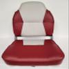 Horizon Manufacturing Boat Seat Fold Down High Back Lund Style Grey/Red 1004-ABE view 2