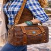 CHALLENGER Western Floral Hand-Tooled Leather Replacement Shoulder Purse Strap 115RS21 view 4